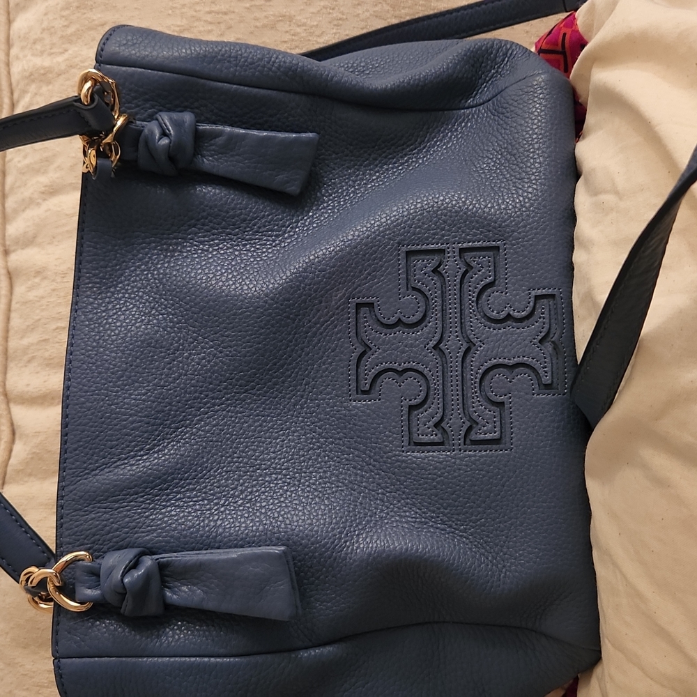 TORY BURCH  Blue Harper Small bag